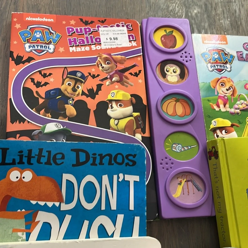 CHILDREN’S BOARD BOOKS SET OF 8 kids board book boys book paw patrol learning #5